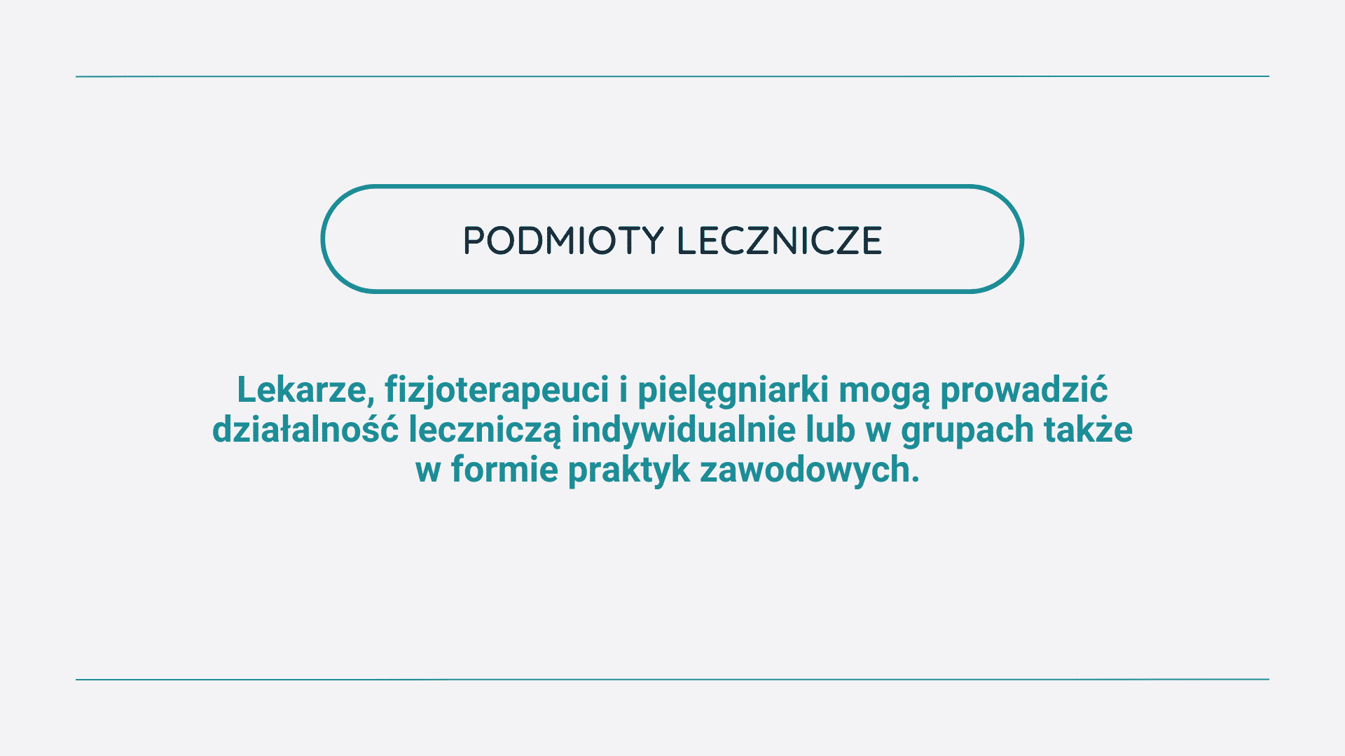Info grafika podmioty lecznicze