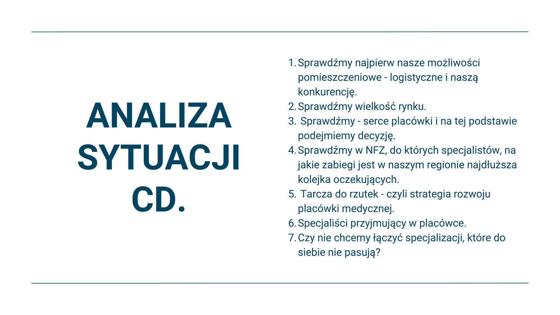 Analiza sytuacji dotycząca logistyki, rynku, strategii rozwoju i zapotrzebowania specjalistów.