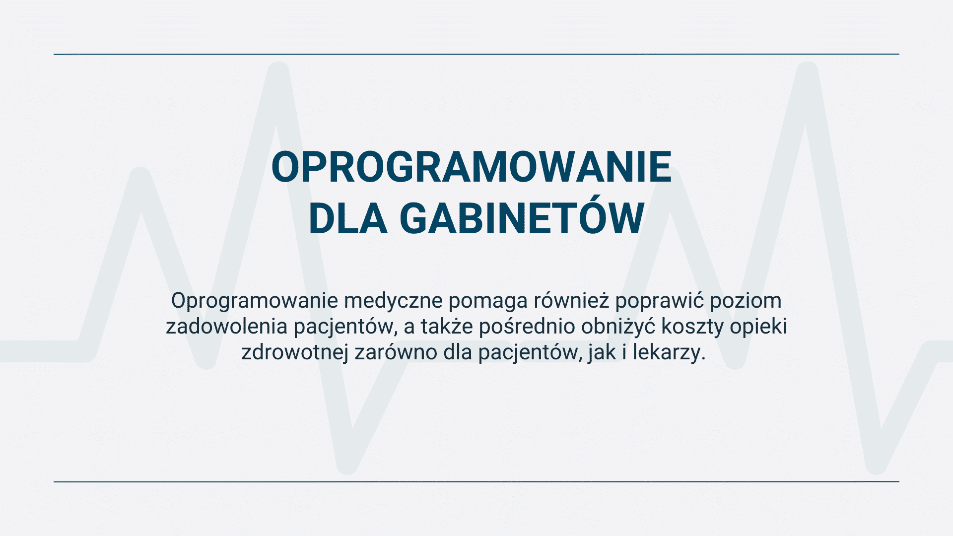 Oprogramowanie medyczne dla gabinetów poprawiające satysfakcję pacjentów i redukujące koszty.