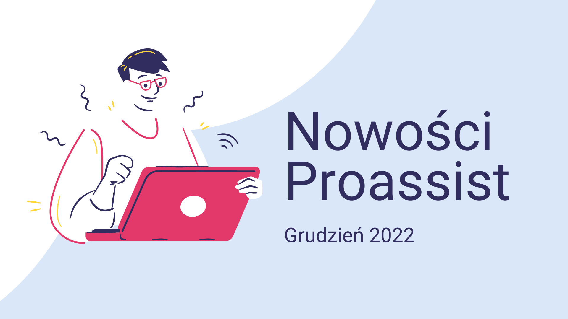 Infografika z człowiekiem robiącym coś na komputerze.