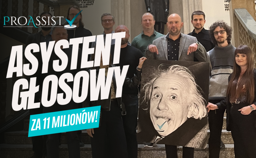 Wygrana dla innowacji w branży medycznej! Firma Proassist i naukowcy z AGH zdobywają 9 milionów złotych od NBCR na rozwój asystenta głosowego dla lekarzy.