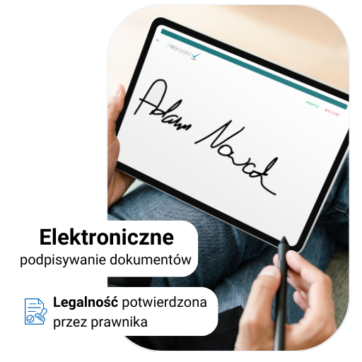 Tablet do podpisów elektronicznych z potwierdzoną legalnością.