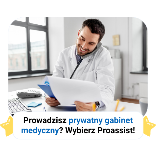 Wybierz proassist do prywatnego gabinetu medycznego