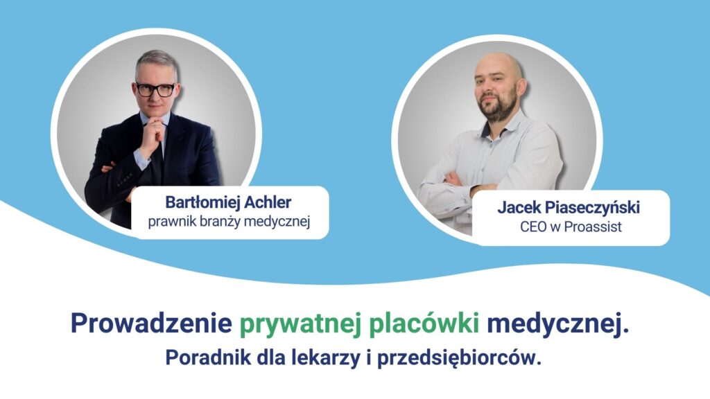 Prawnik medyczny i CEO promują przewodnik zarządzania placówką medyczną.
